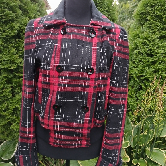 ⚜️Express Double Breasted Tartan Jacket - Picture 2 of 13
